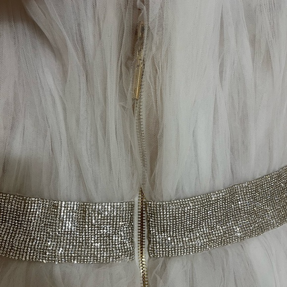 Bronx and Banco NEW Anna Strapless Pleated Tulle Mini Dress - Picture 10 of 14